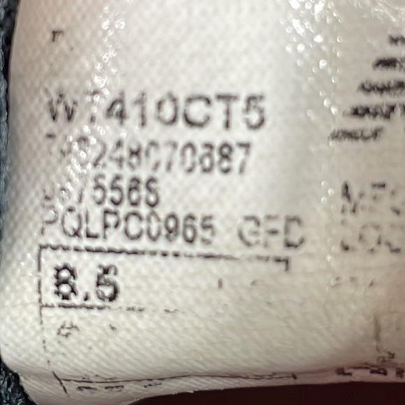 New Balance Thunder 410v5 Trail Running Shoes Size 8.5 Gray / Melon GUC - Picture 13 of 14